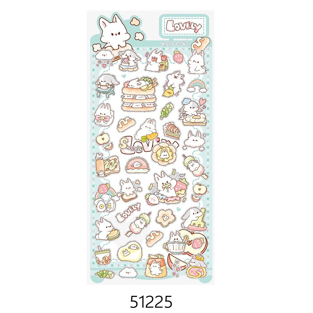 Nekoni Sticker: Bunny-Fox-Panda-Dog-Kitty