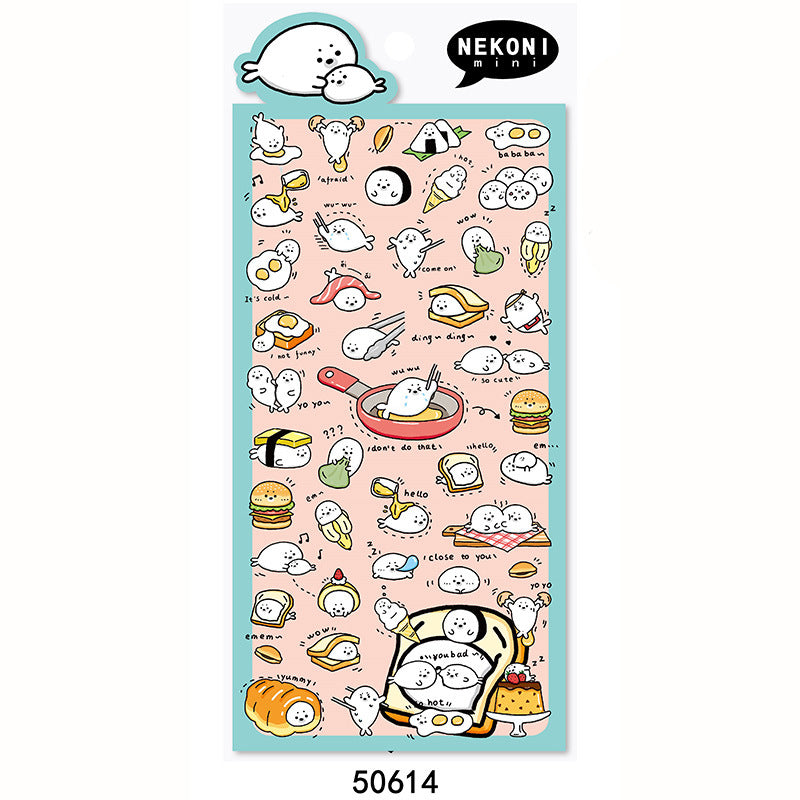 Nekoni Sticker: Vacay Animal Series