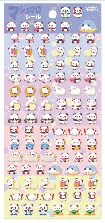 Nekoni Sticker: Panda Series