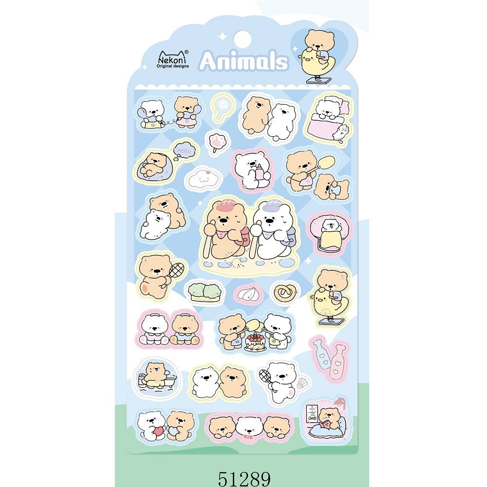 Nekoni Sticker: Jelly Series