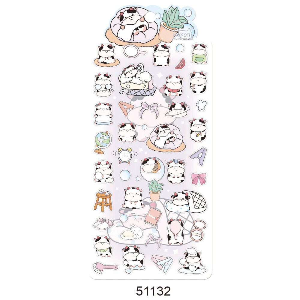 Nekoni Sticker: Dog-Cow-Lamb-Mouse-Bunny-Pig