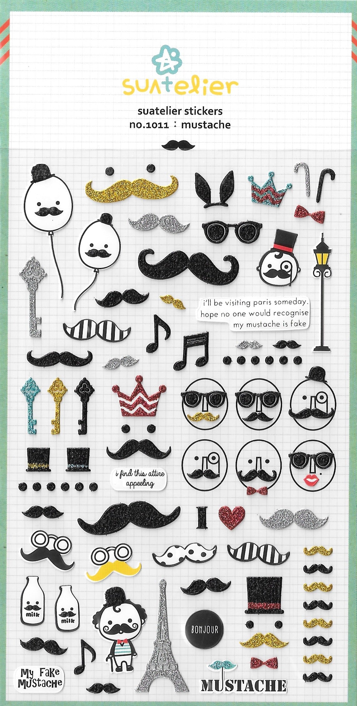 Suatelier Sticker: Moustache