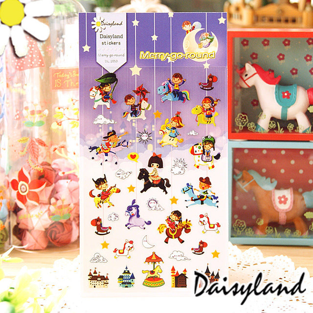 Daisyland Sticker: Merry Go Round