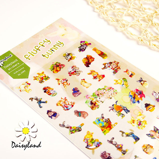 Daisyland Sticker: Fluffy Bunny