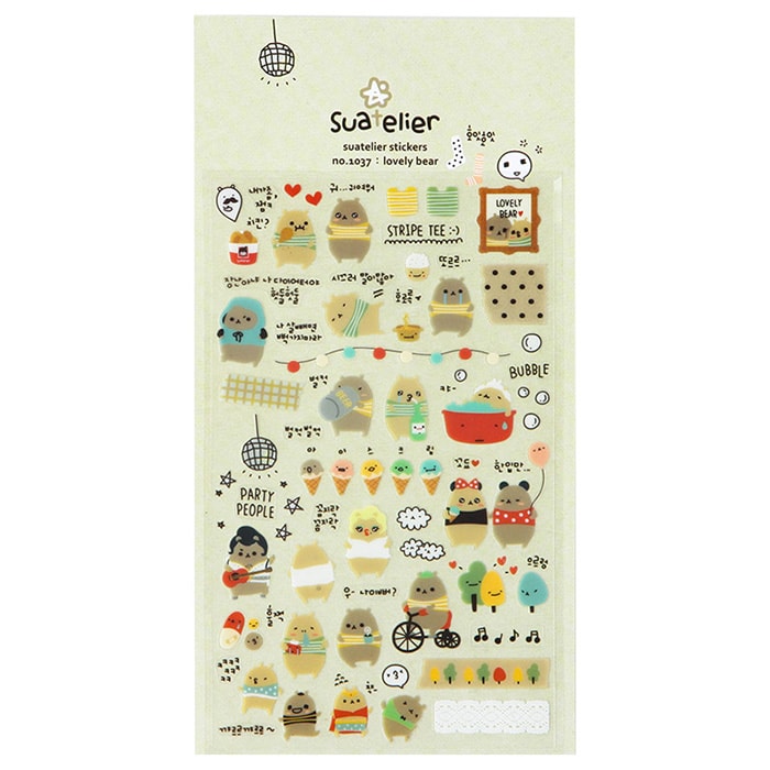 Suatelier Sticker: Lovely Bear