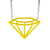 Diamond Laser Cut Necklace