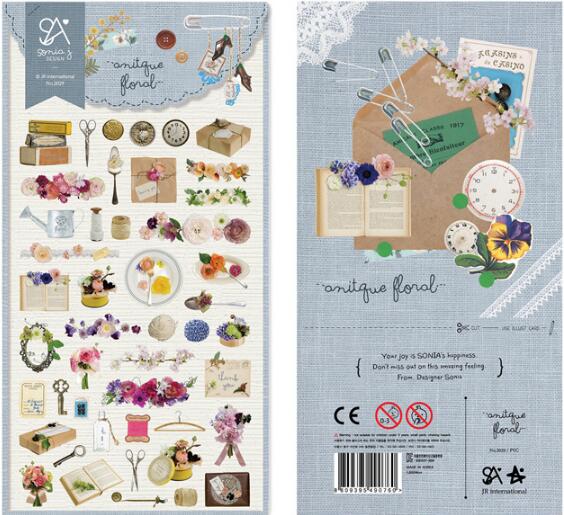 SONIA Sticker: Antique Floral