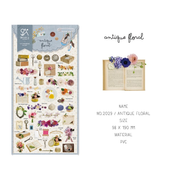 SONIA Sticker: Antique Floral