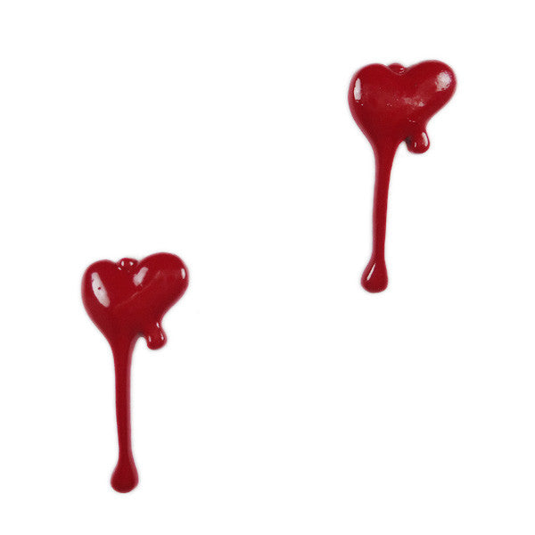 Melting Heart Stud Earrings