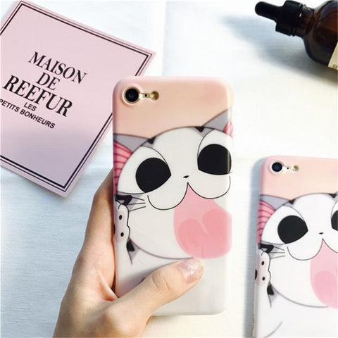 Kitty's Wet Kisses (Pink) Phone Case
