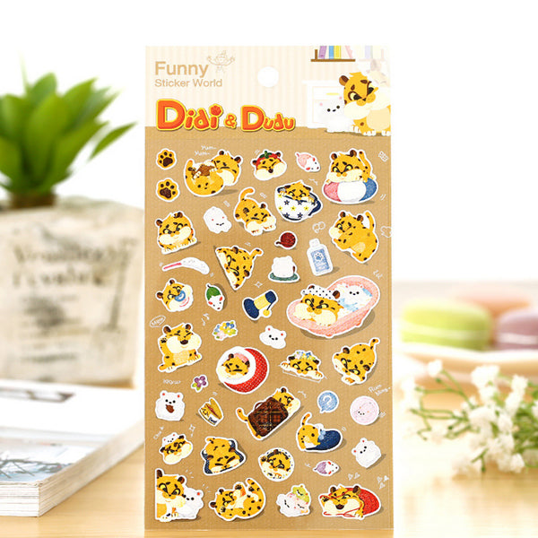 Funny Sticker World: DiDi & DuDu Cheetah