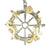 Ocean and Ship Wheel Necklace