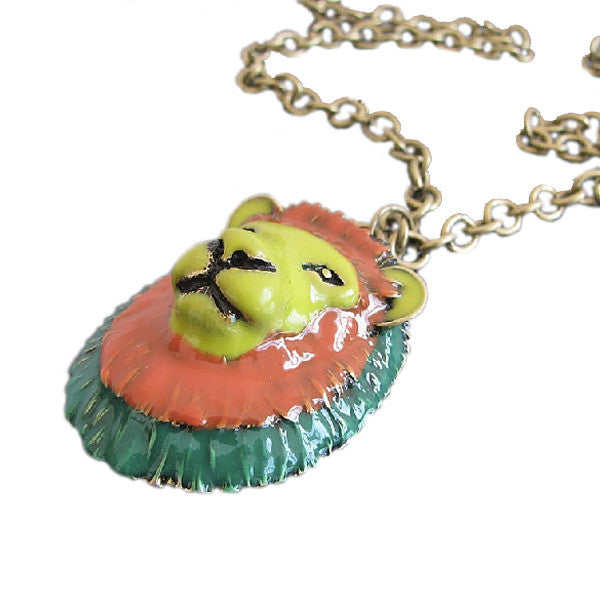 Lion Head Necklace