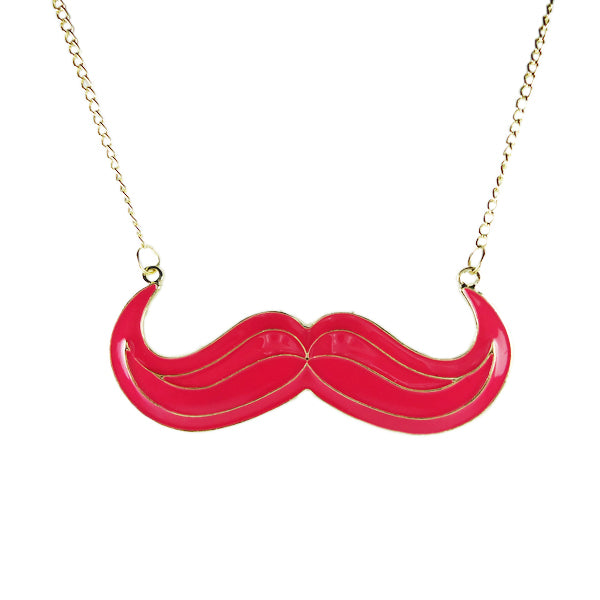 Smily Moustache Necklace