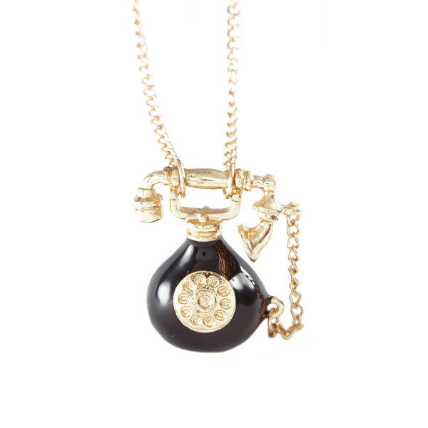 Old Telephone Necklace
