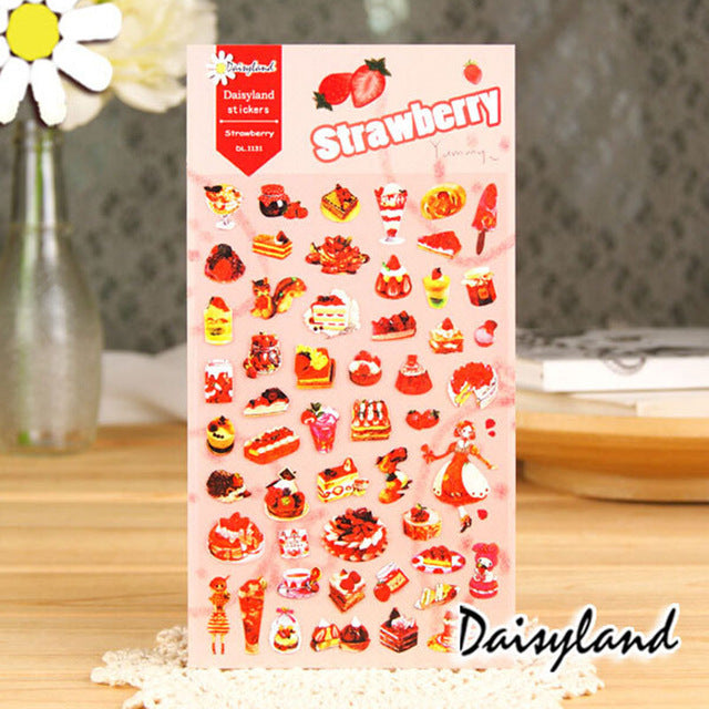 Daisyland Sticker: Strawberry