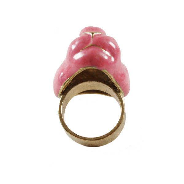 Pink Rabbit 3D Ring