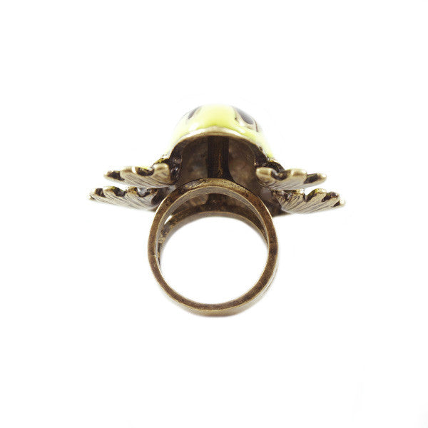 Yellow Toad Ring