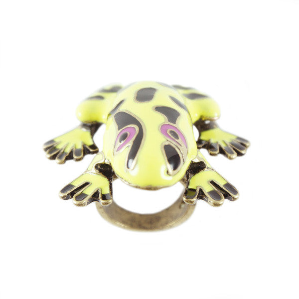 Yellow Toad Ring