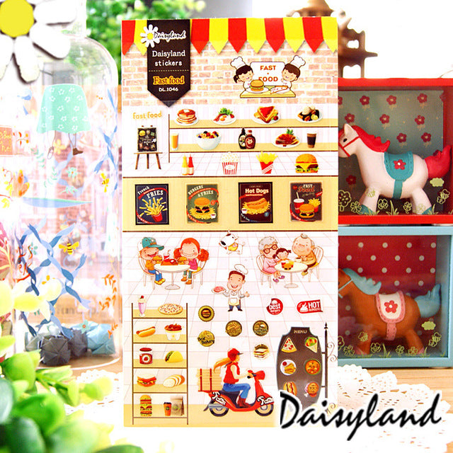 Daisyland Sticker: Fast Food