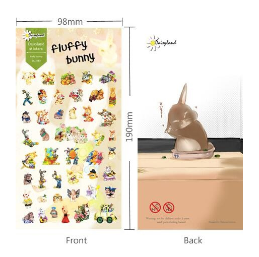 Daisyland Sticker: Fluffy Bunny