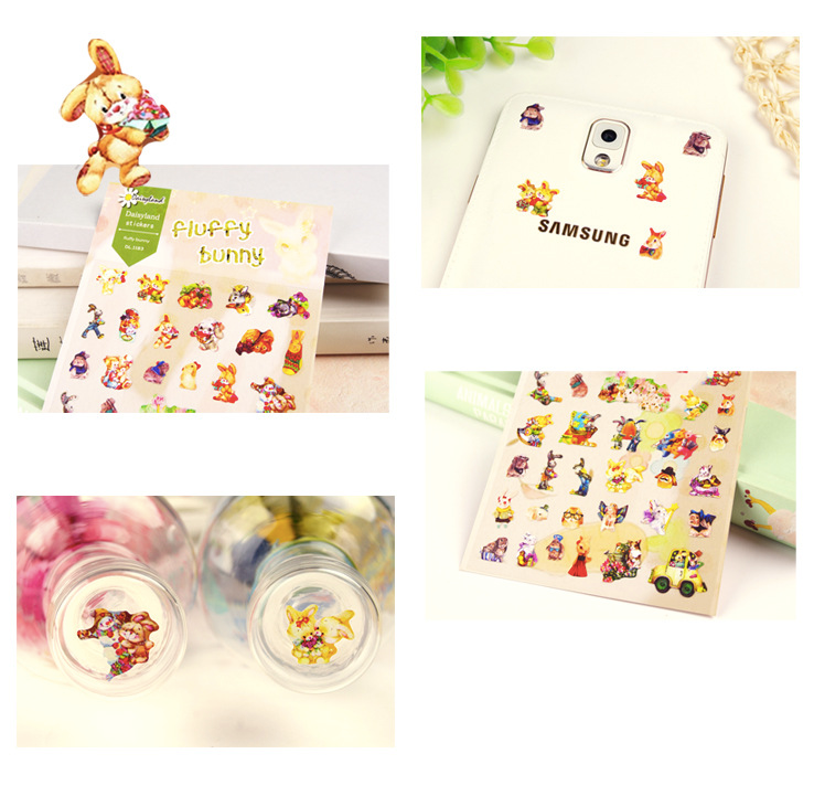 Daisyland Sticker: Fluffy Bunny