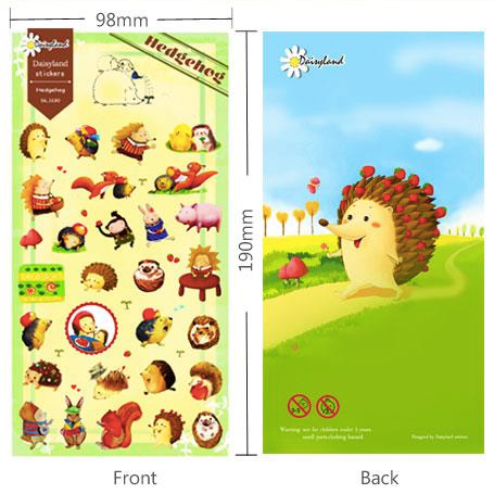 Daisyland Sticker: Hedgehog