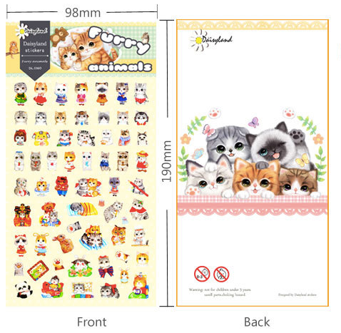 Daisyland Sticker: Furry Animals