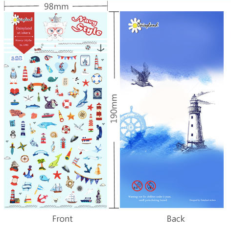 Daisyland Sticker: Navy Style