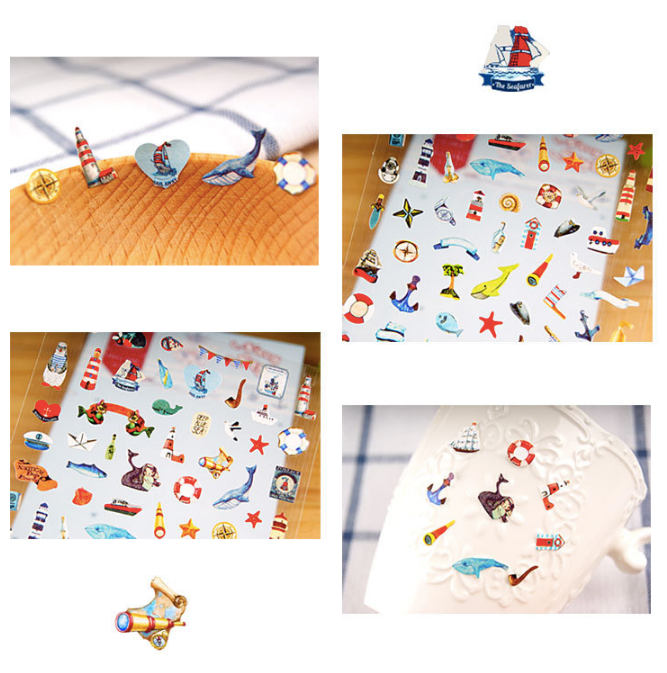 Daisyland Sticker: Navy Style