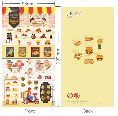 Daisyland Sticker: Fast Food