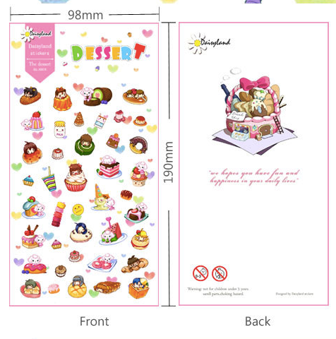 Daisyland Sticker: Dessert