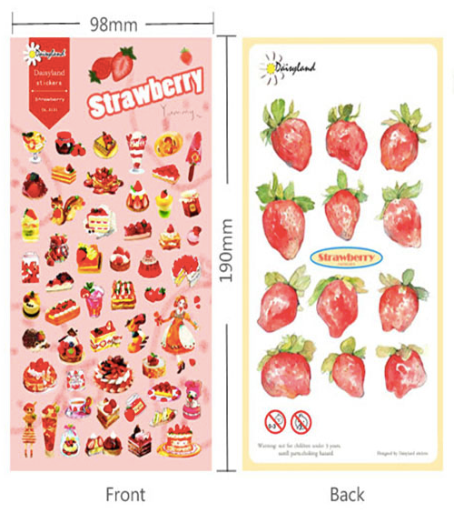 Daisyland Sticker: Strawberry