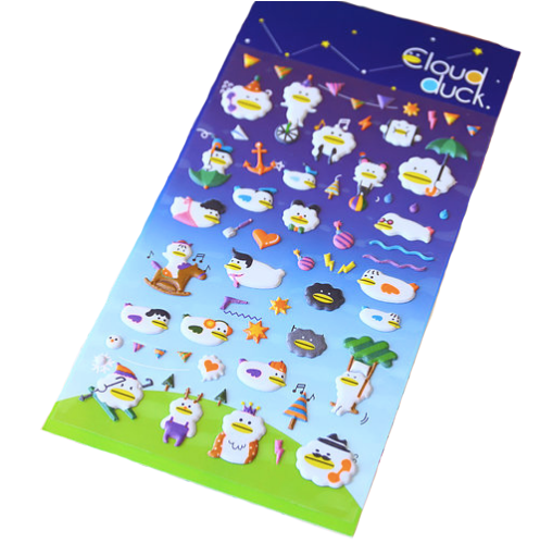 Funny Sticker World: Cloud Duck