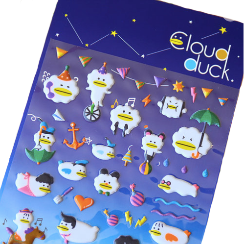 Funny Sticker World: Cloud Duck