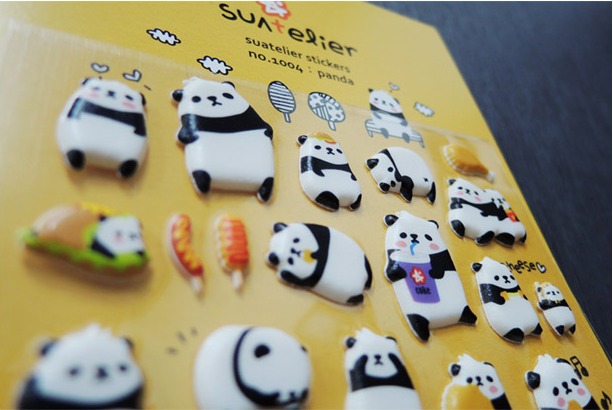 Suatelier Sticker: Panda
