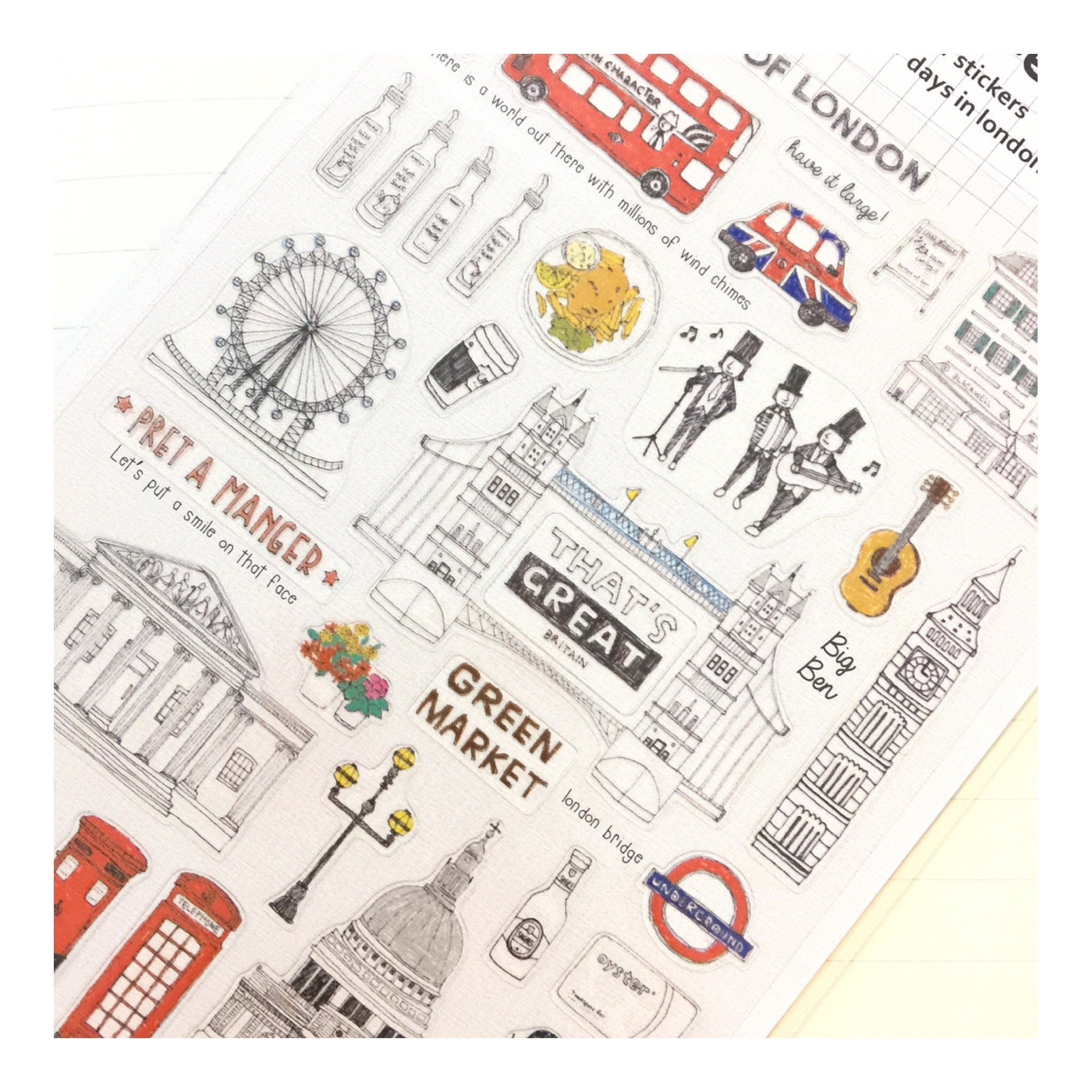 Suatelier Sticker: Days in London