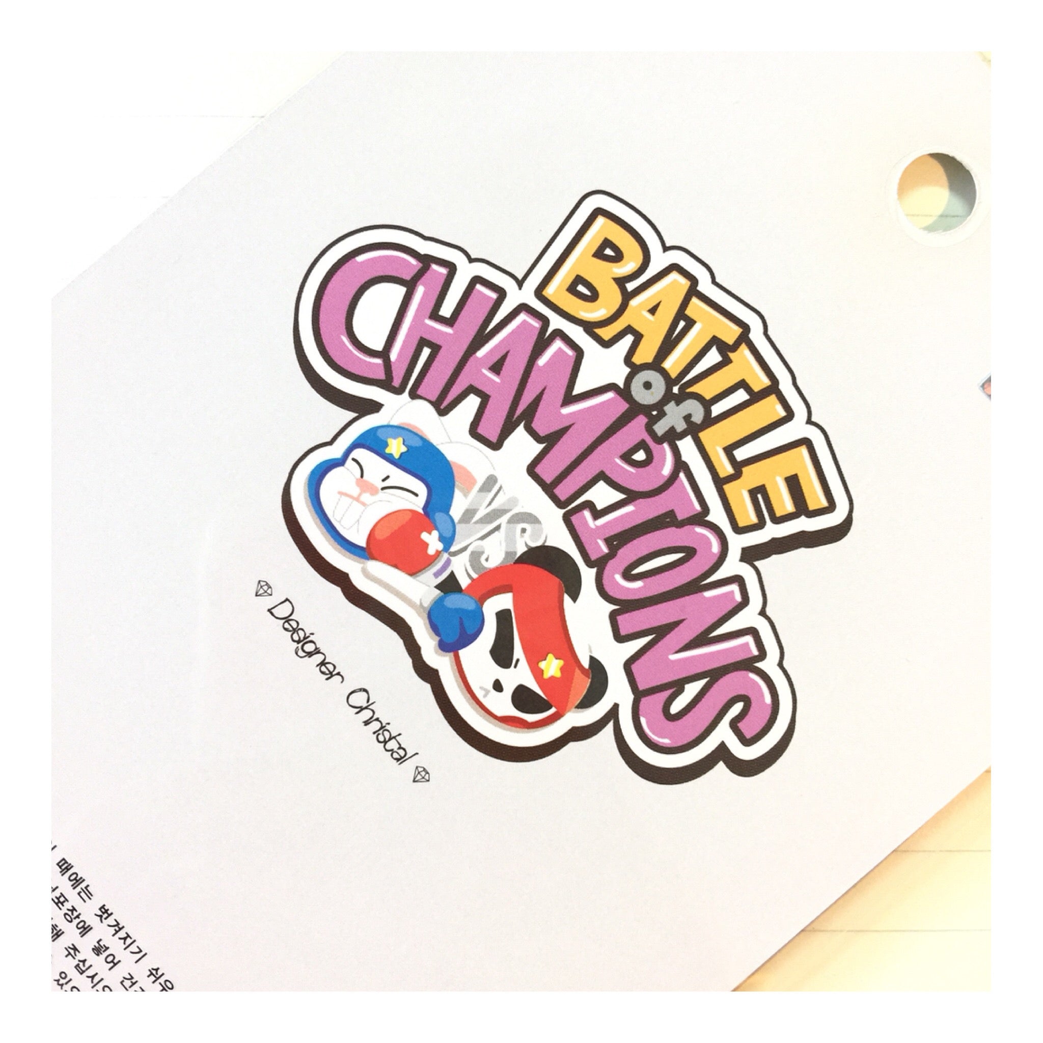 Funny Sticker World: Battle of Champions Panda vs Bunny