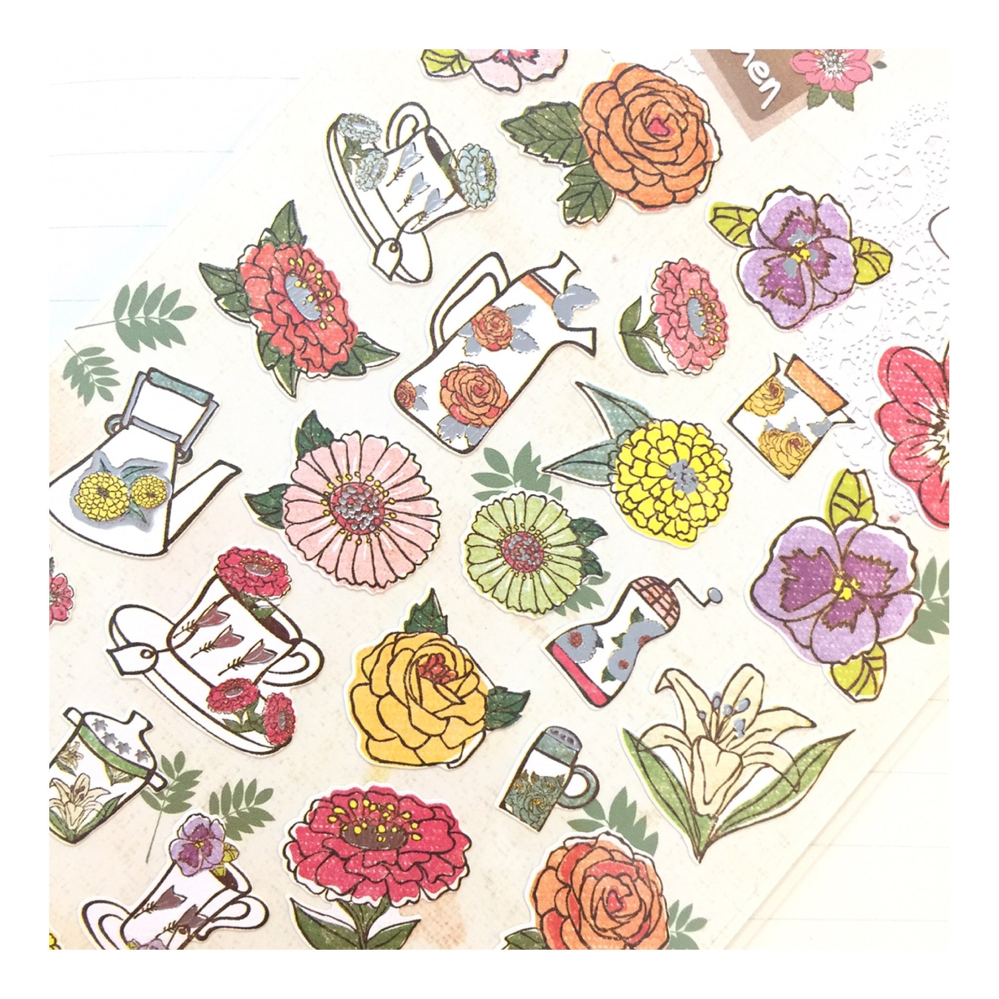 Funny Sticker World: Flower Kitchen