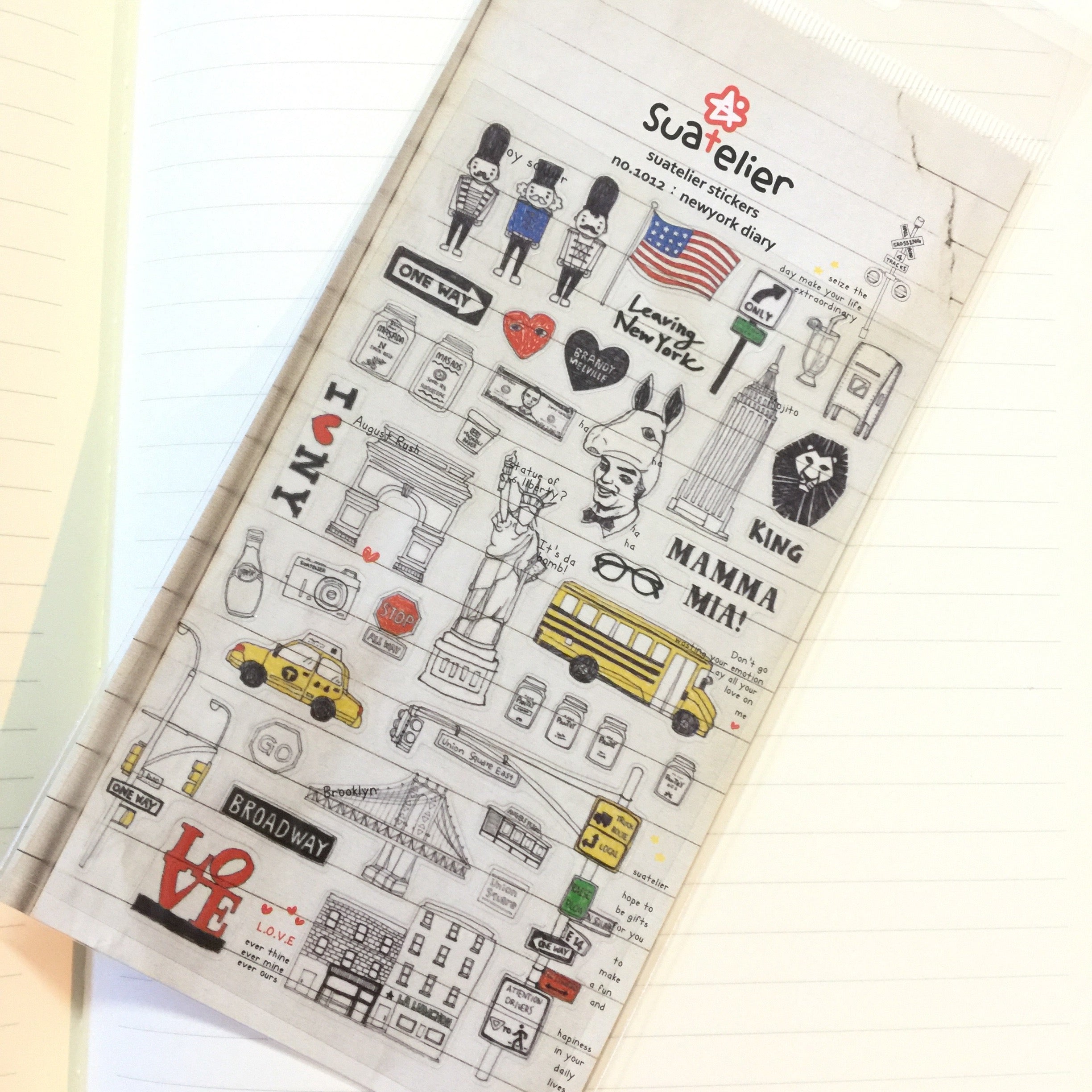 Suatelier Sticker: New York Diary