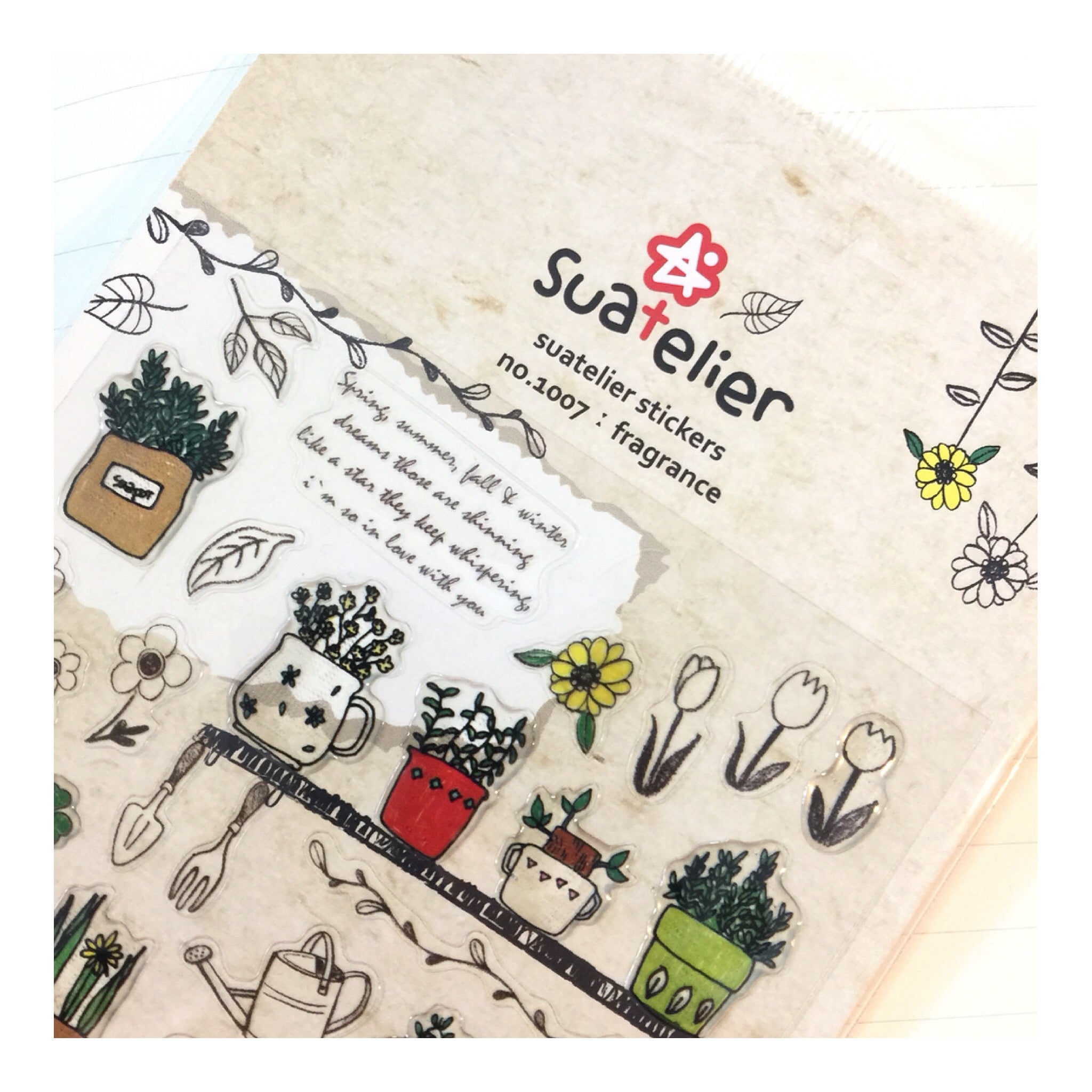 Suatelier Sticker: Fragrance Flowers