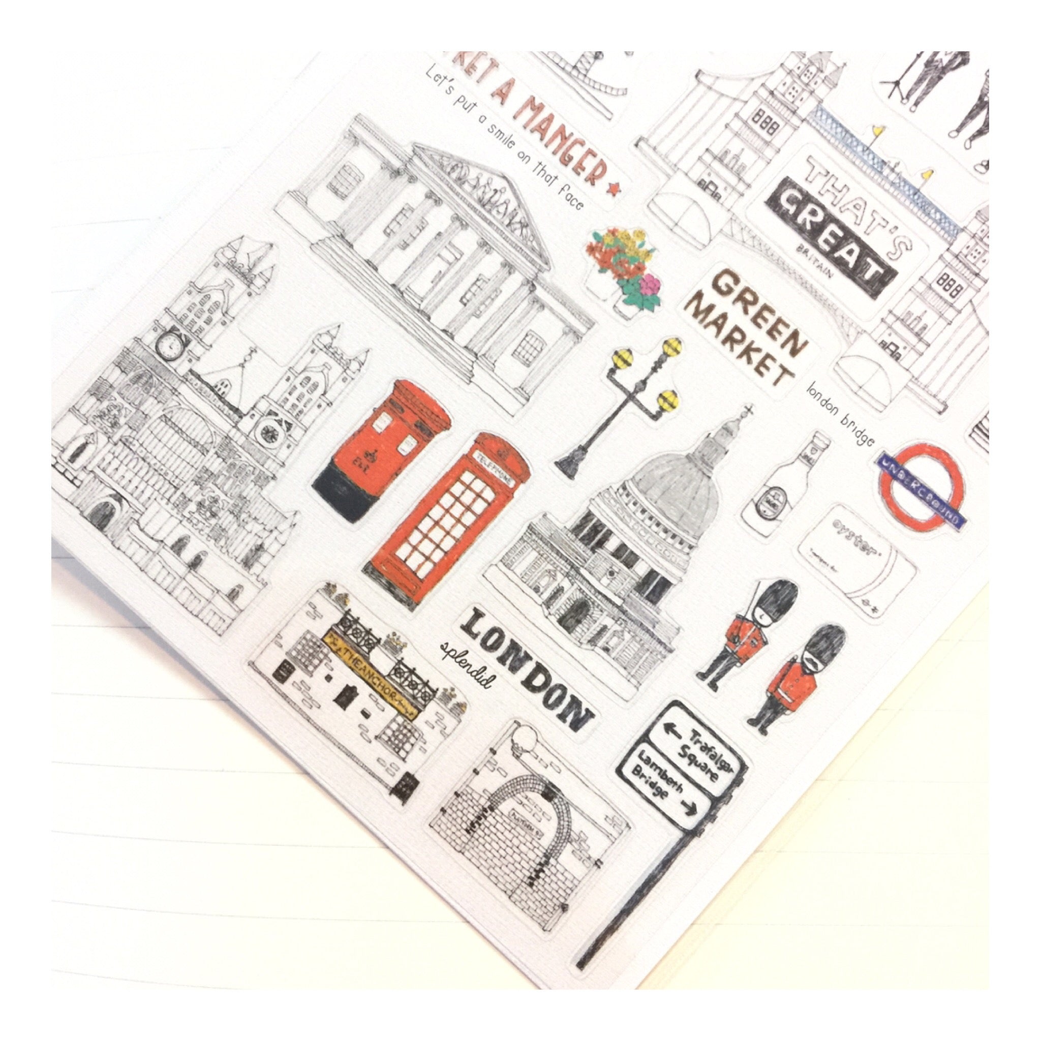 Suatelier Sticker: Days in London