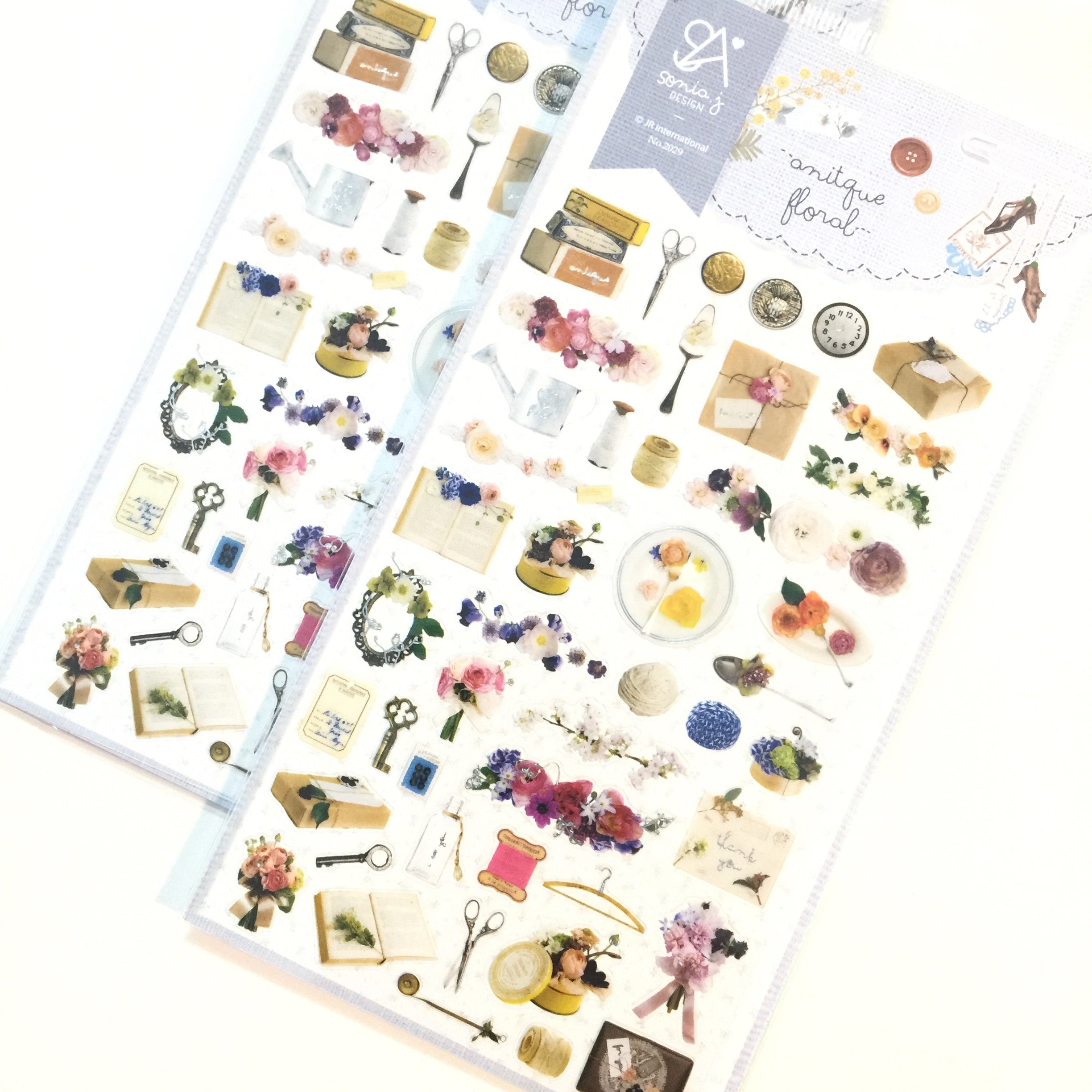 SONIA Sticker: Antique Floral