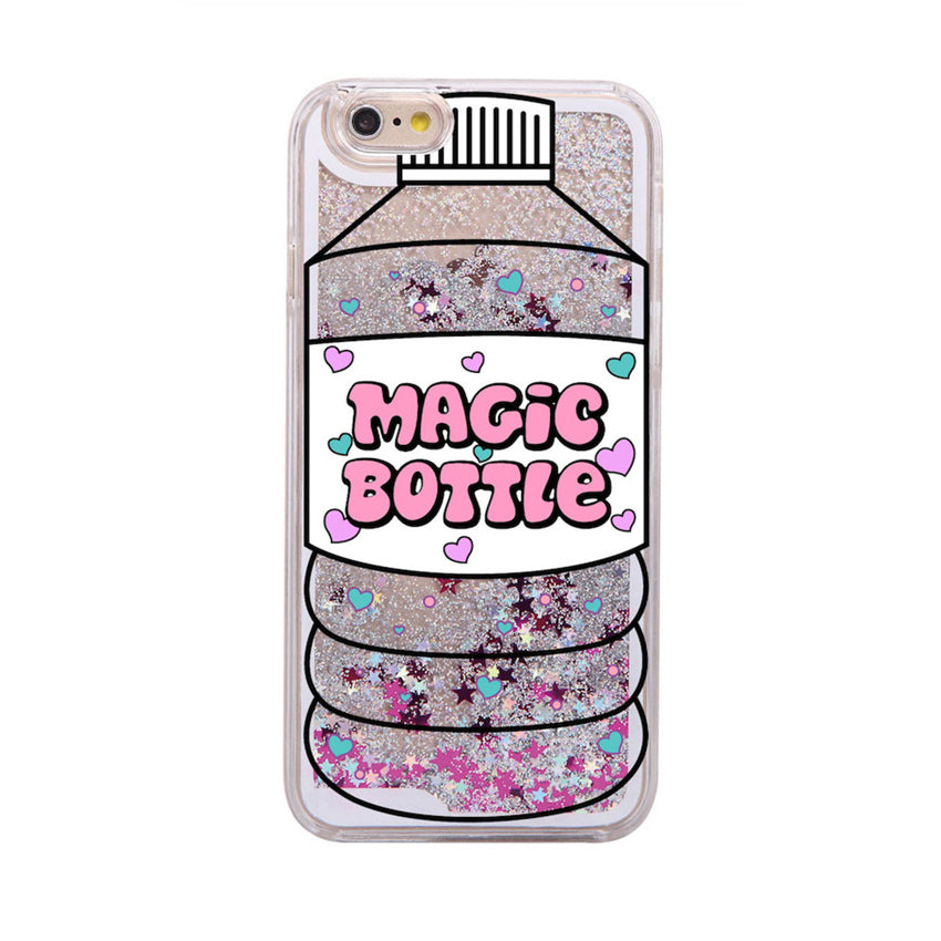 Glitter Waterfall Phone Case Magic Bottle - Main Image