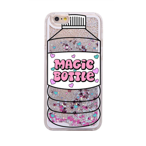 Glitter Waterfall Phone Case - Magic Bottle