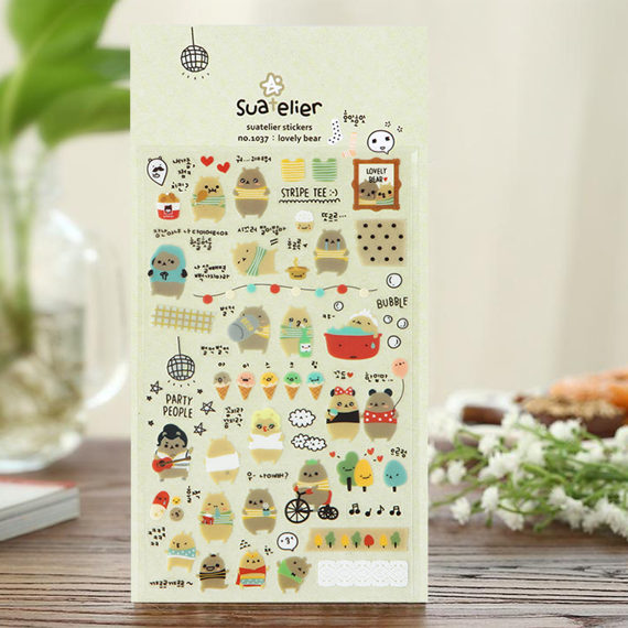 Suatelier Sticker: Lovely Bear
