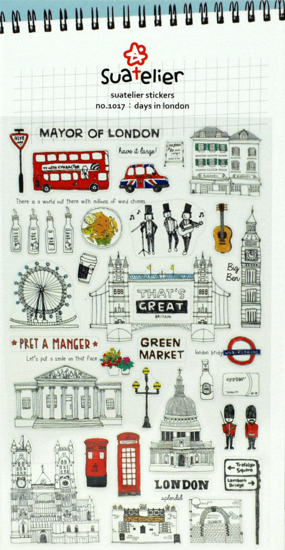 Suatelier Sticker: Days in London