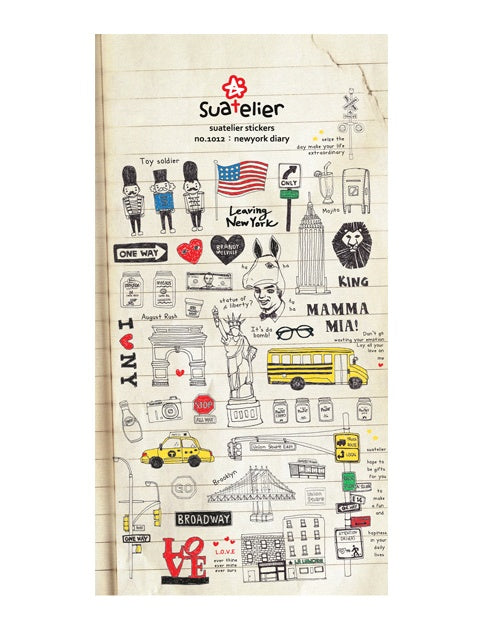 Suatelier Sticker: New York Diary